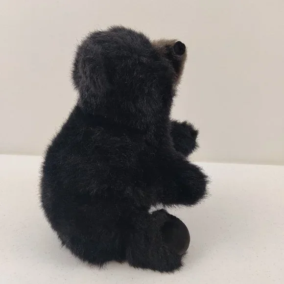Vintage Folkmanis Furry Folk Baby Black Bear Hand Puppet Cub Plush - Picture 3 of 10